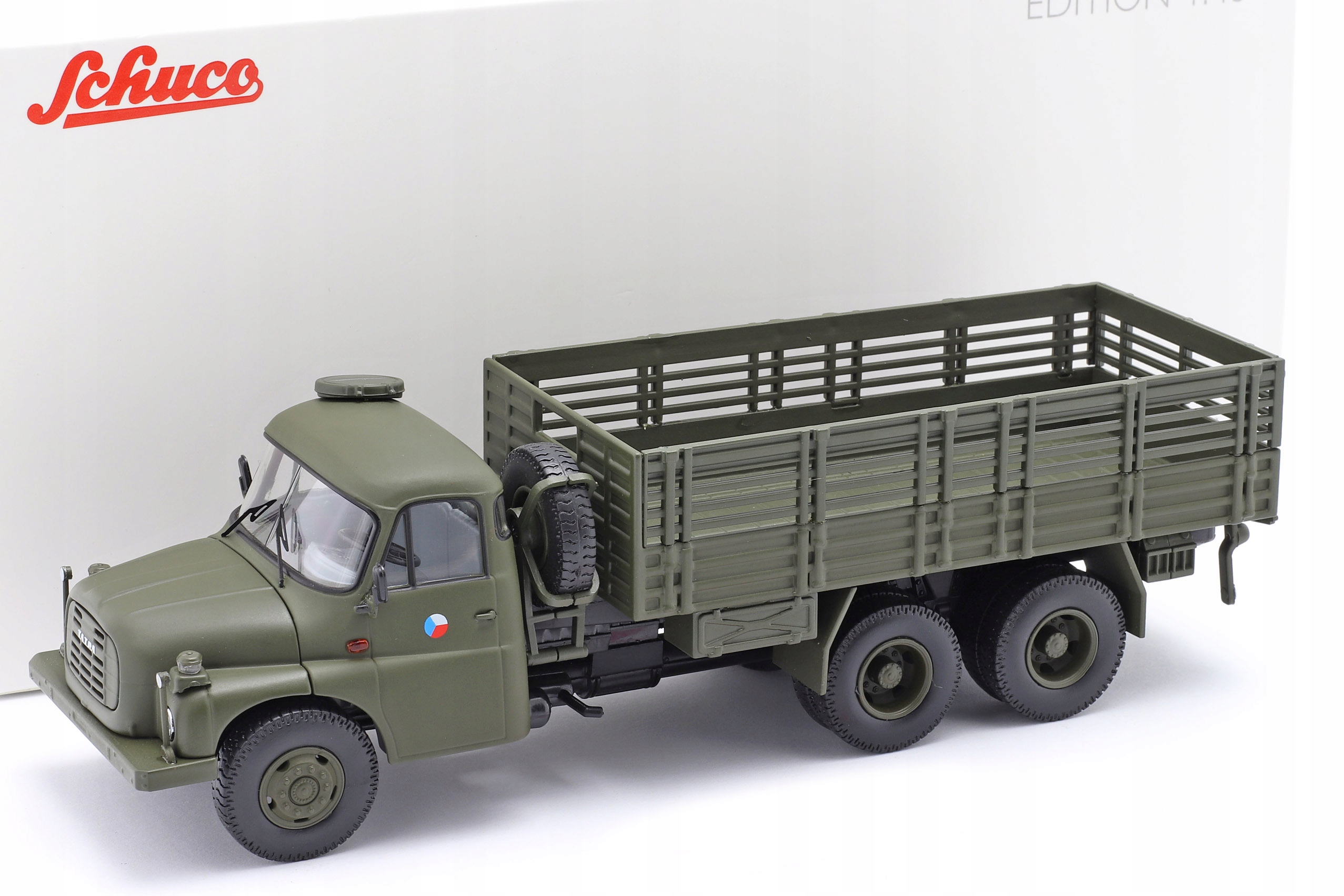Schuco Tatra T148 Truhlářská Československá armáda 1978 Zelená 1:43