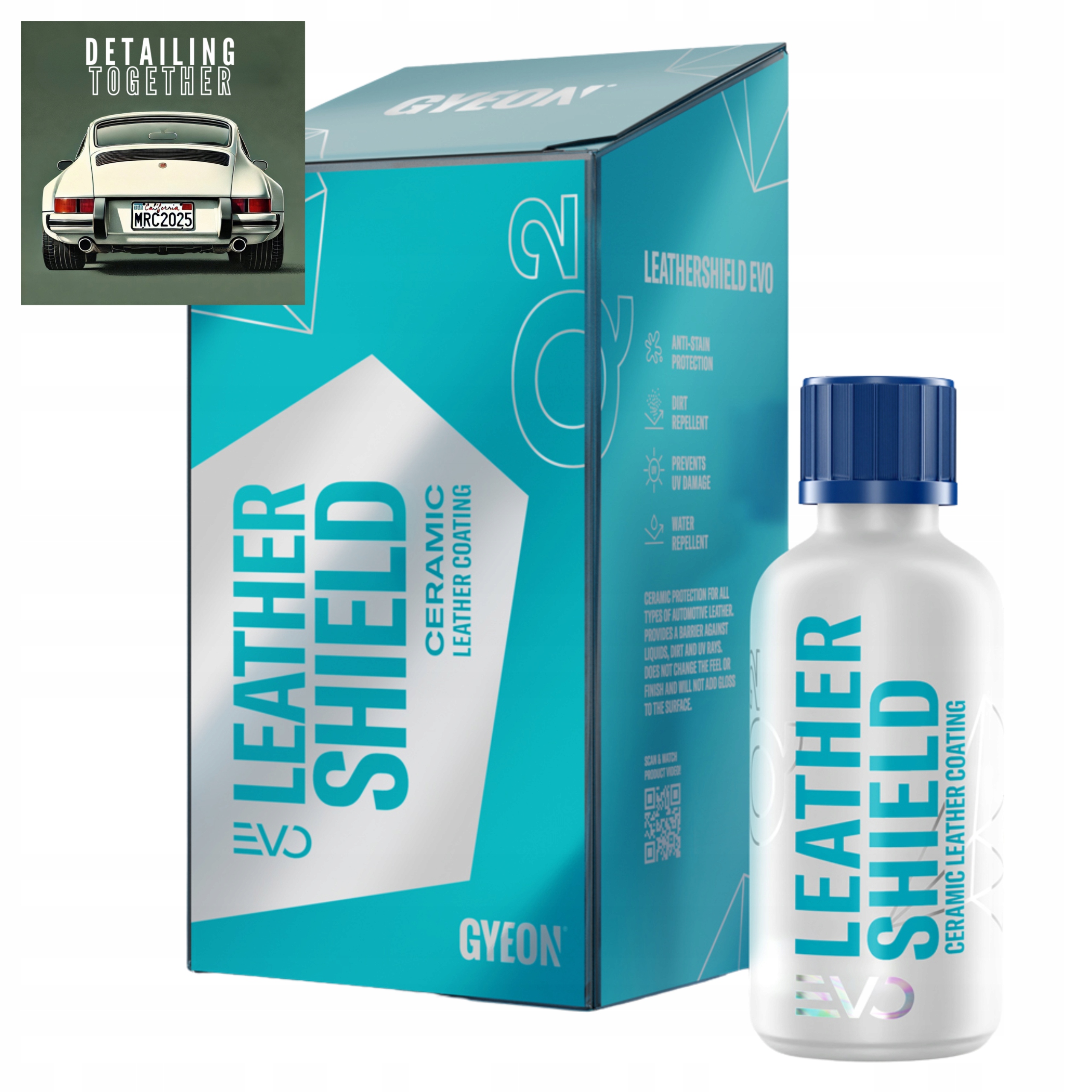 Gyeon Q2 Leather Shield Evo Keramický náter na kožené čalúnenie 50 ml