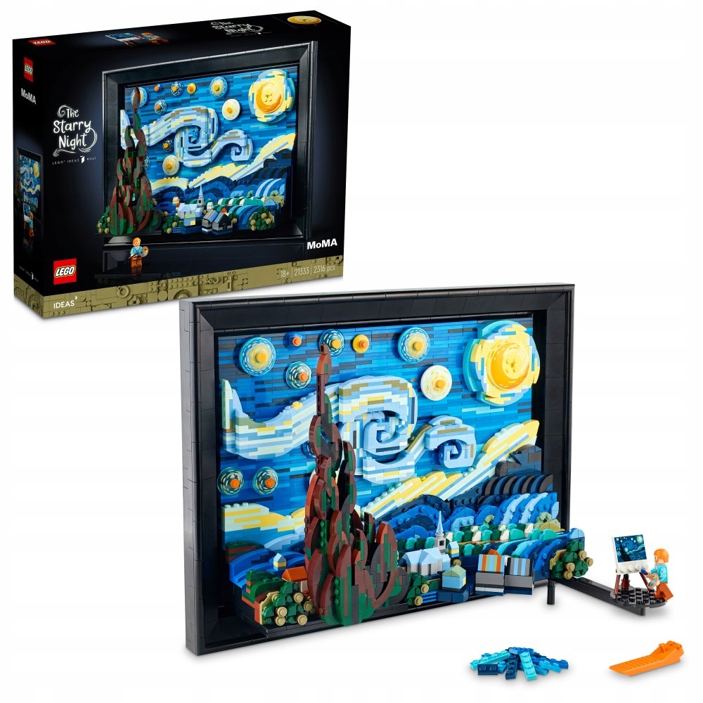 Lego Ideas 21333 Vincent Van Gogh Hvězdná Noc 18+ 2316 Dílků