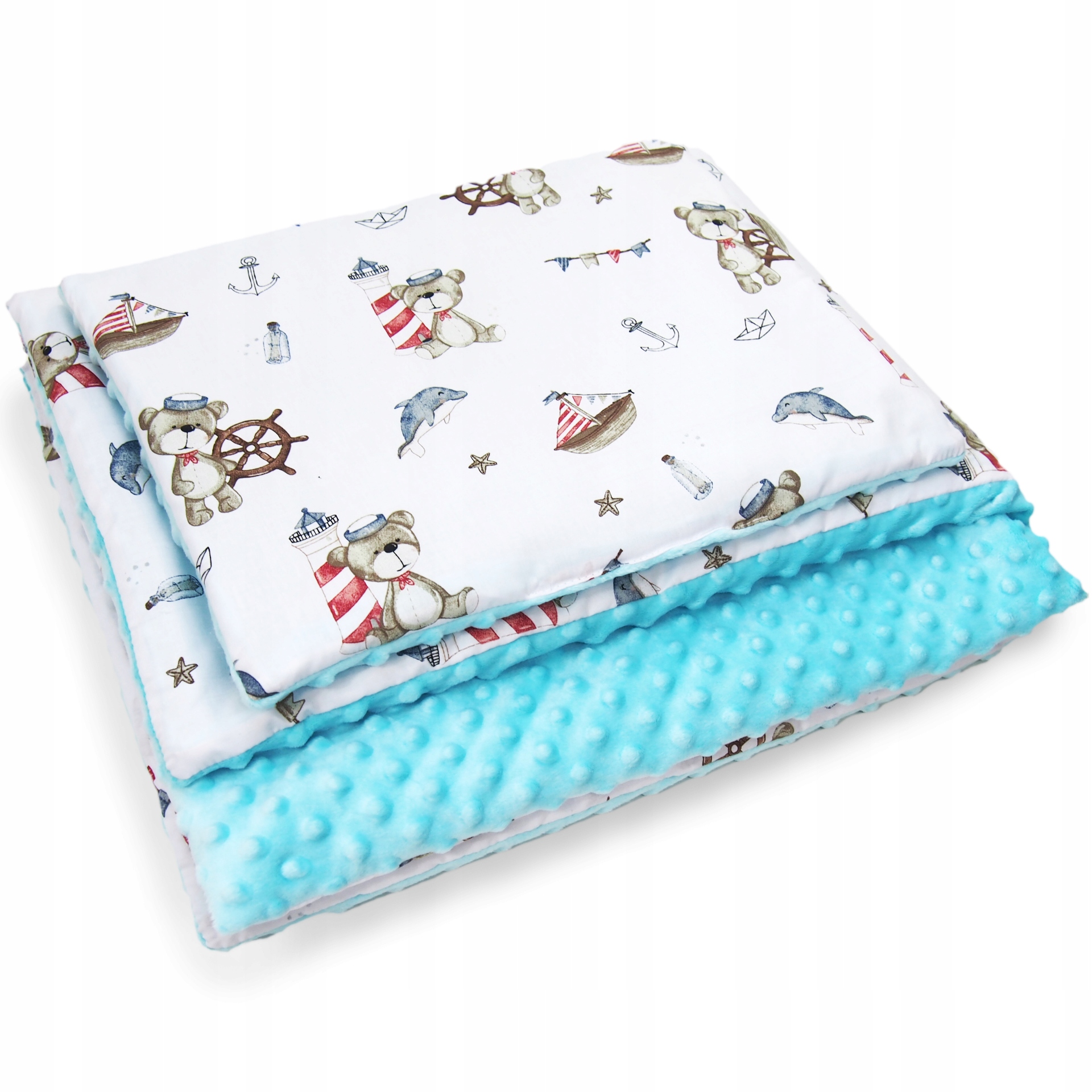 Kocyk Przedszkolaka Do Przedszkola Minky 100x135 Poduszka Kerstin