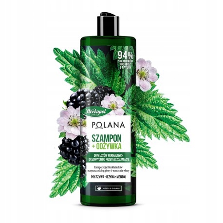 

Polana Szampon Odżywka Pokrzywa Jeżya Mentol 400ML