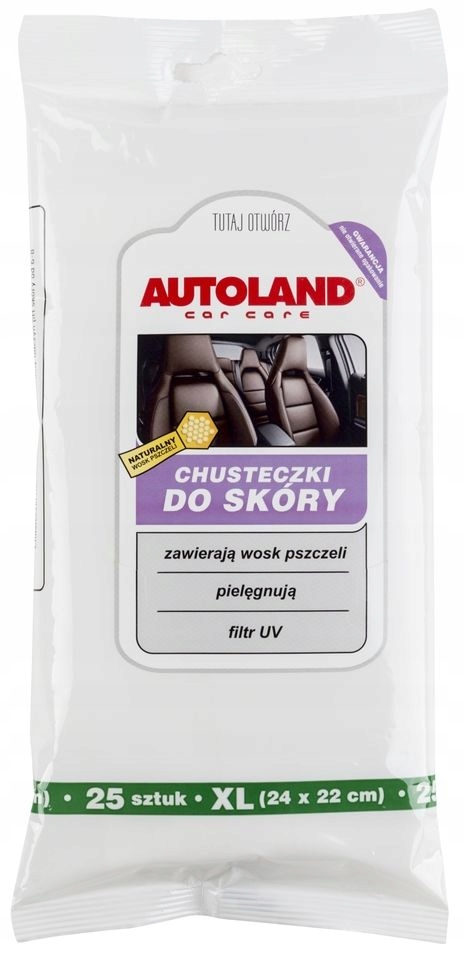 

Autoland chusteczki do tapicerki skórzanej 25 szt