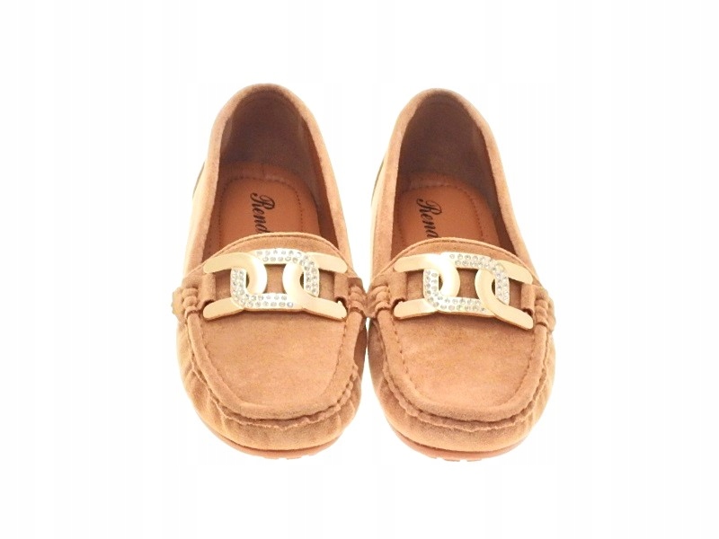 DAMSKIE ZAMSZOWE MOKASYNY Camel r.40 Rozmiar 40