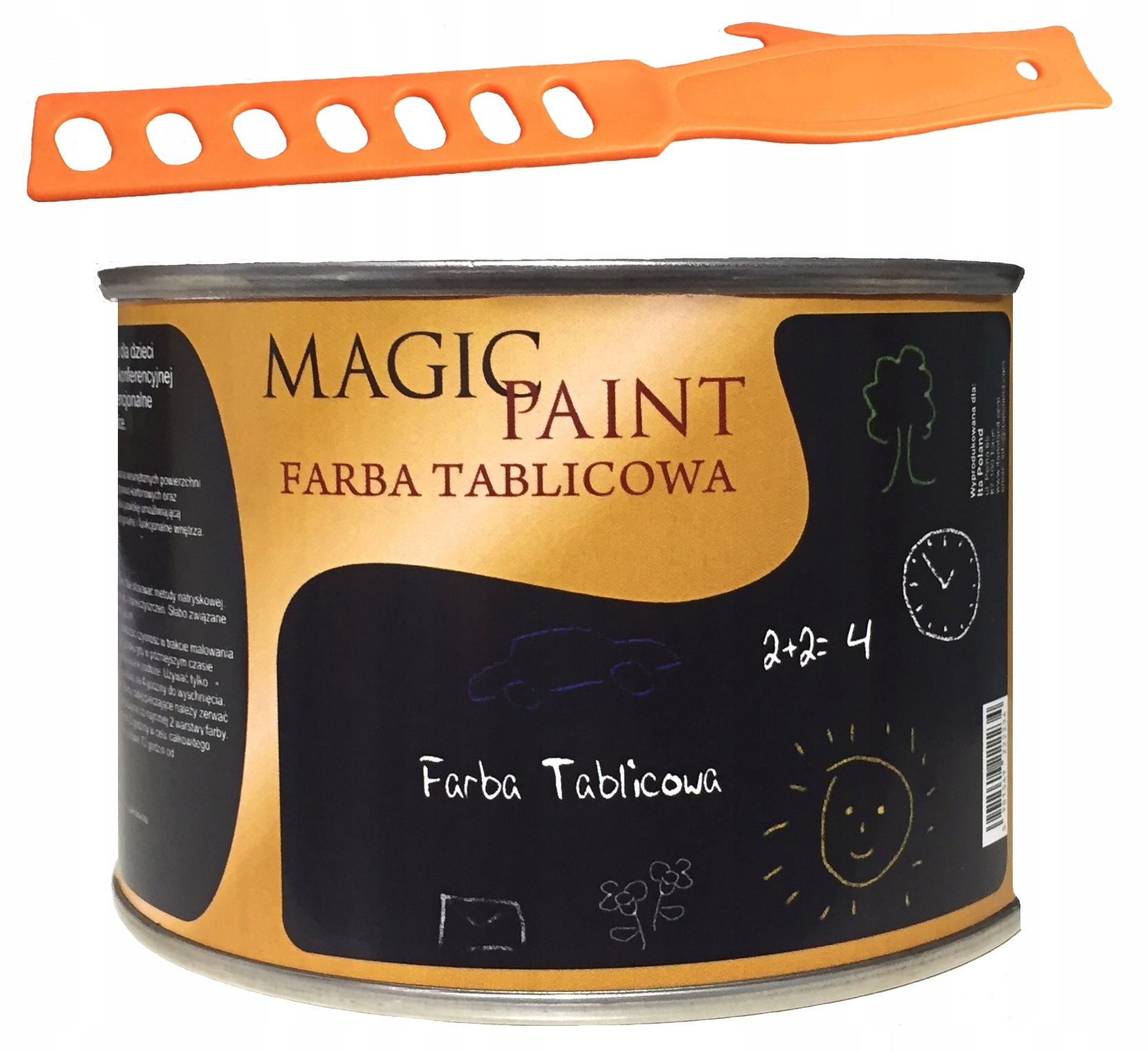 

Farba tablicowa Czarna 0,75 L Mieszadełko