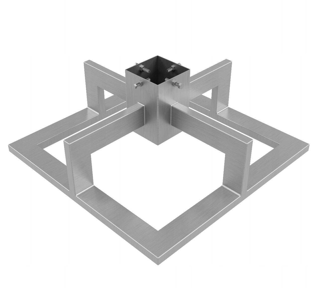 Nerezový stojan na vánoční stromek pro loftový vánoční stromek SKW4