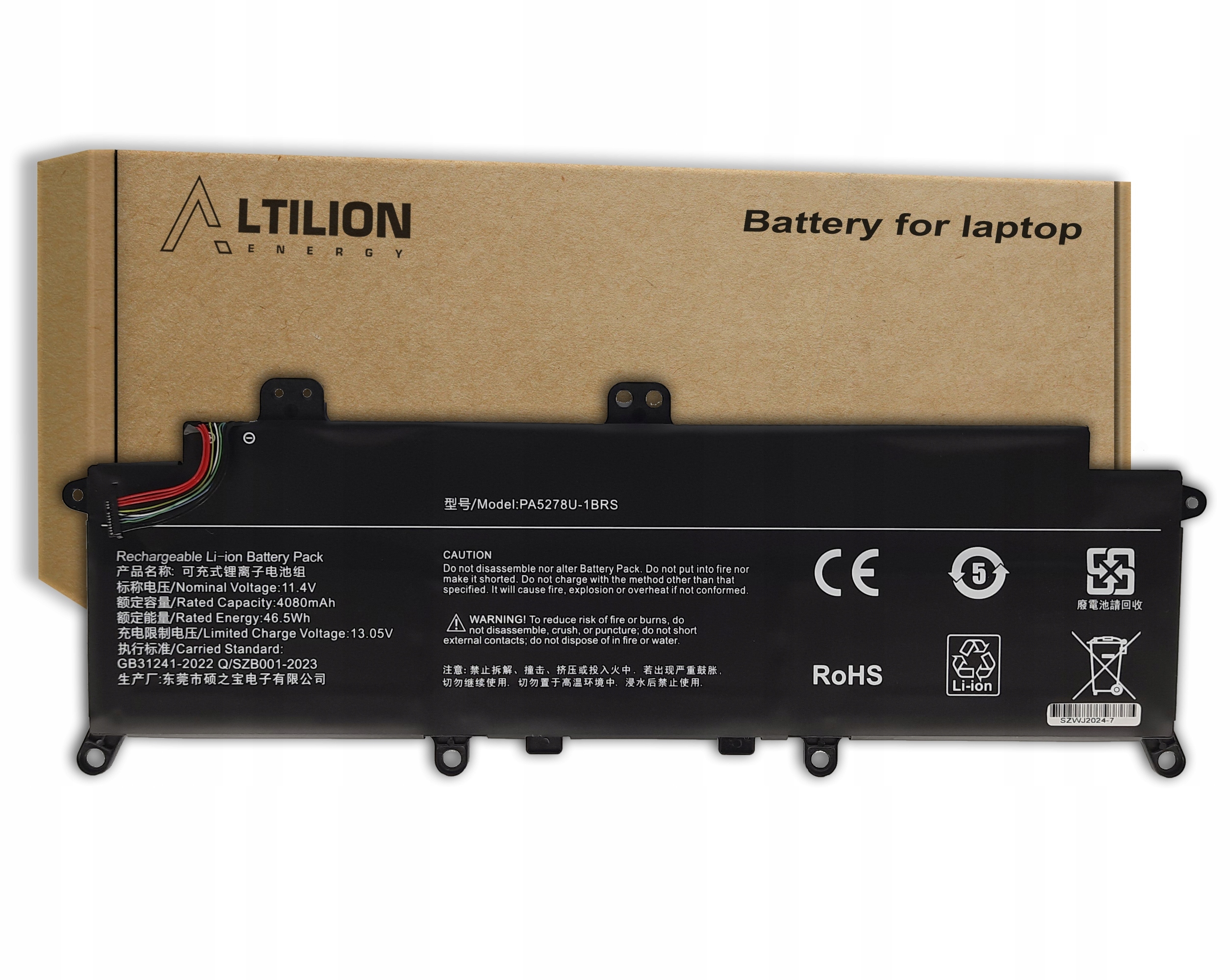 Baterie Altilion Energy PA5278U-1BRS je kompatibilní s Toshiba