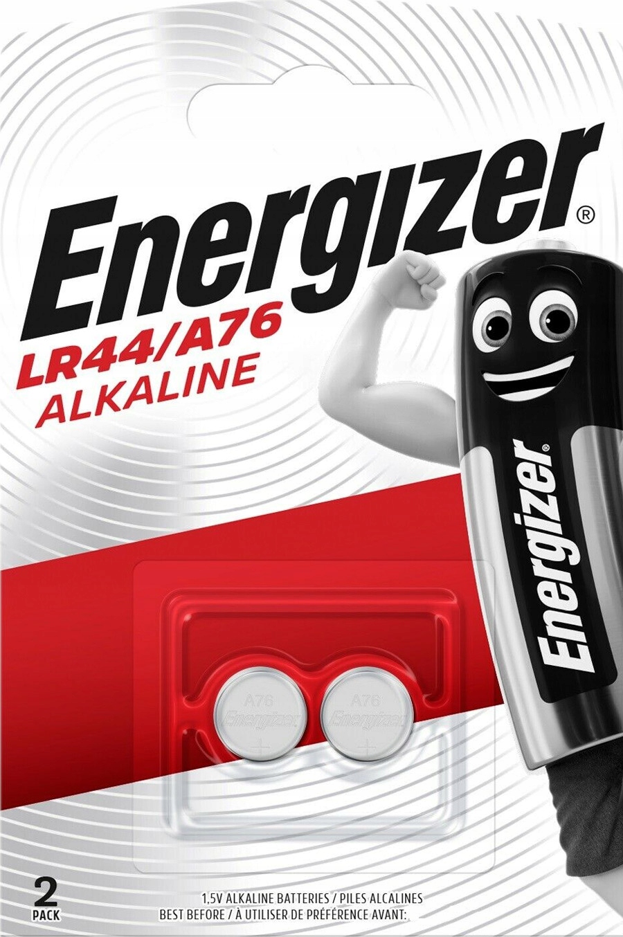 

10x Bateria Energizer LR44 A76 L1154 AG13 G13 KA76