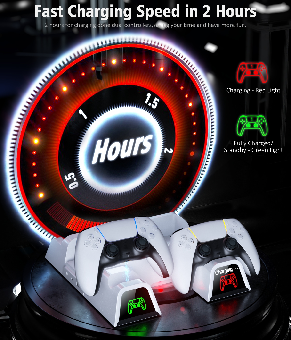 Nowa Oivo Stacja Dokująca Ładowarka Do Padów PS5