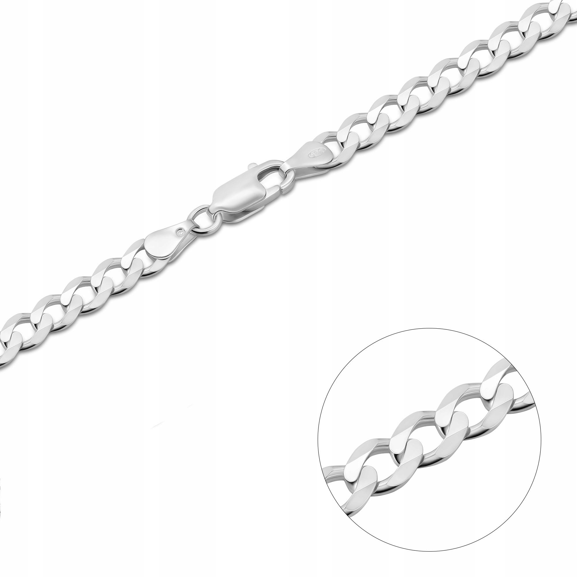 Stříbrný Pánský Náramek Pancíř Stříbro 925 6,3 mm/21 cm M.jopek