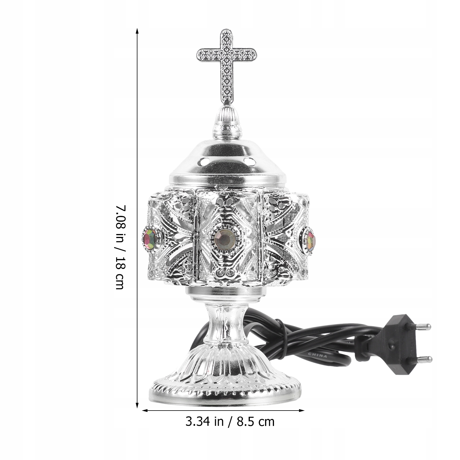 Złoty wystrój domu w stylu retro Materiał inny