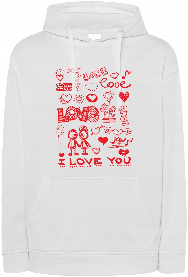 Dárek Valentýna Mikina s potiskem Love r.XXL
