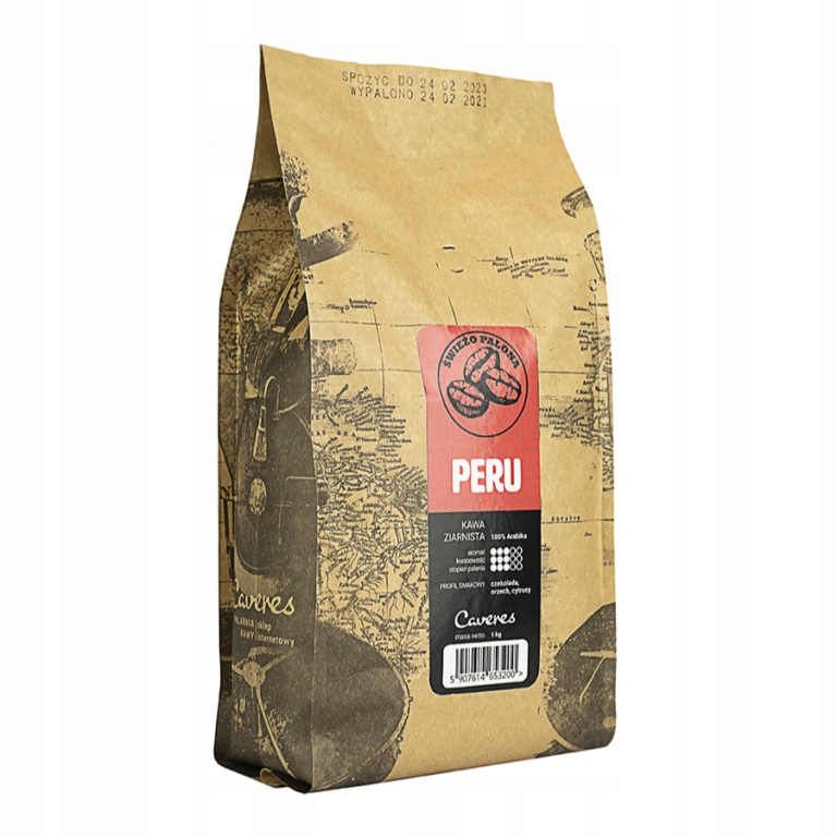 Levně Caveres India Cherry Káva zrnková 1 kg