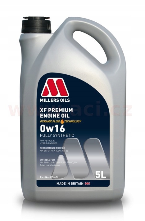 Millers Oils Xf Premium 0w16 5 l 81745