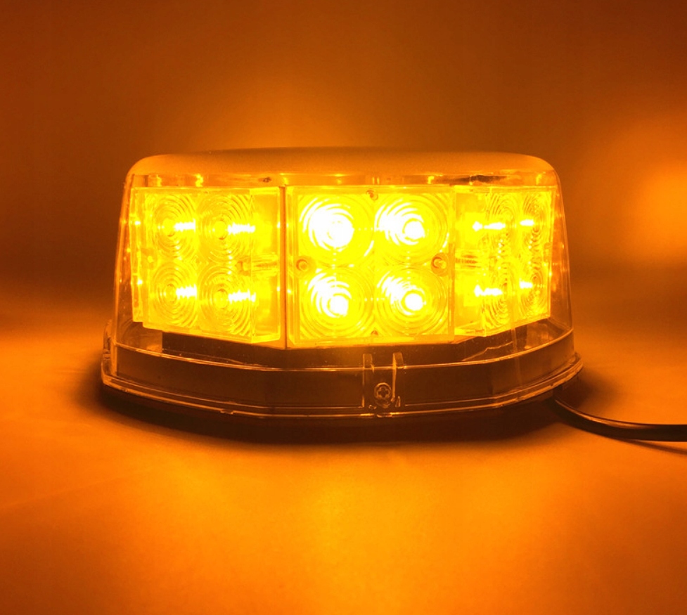 LAMPA OSTRZEGAWCZA STROBO KOGUT LED 12 24V MAGNES Part number 0