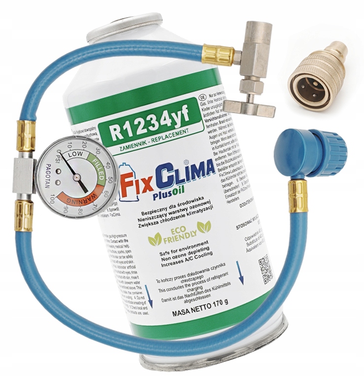 Комплект для заправки кондиционера R1234YF 170G