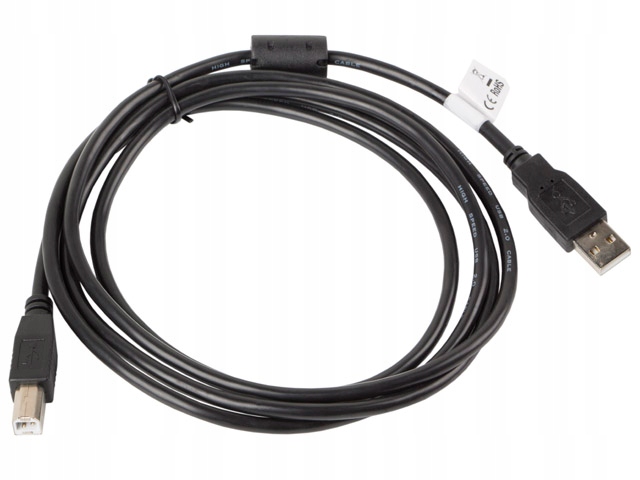 Lanberg Kabel Usb 2.0 am-bm 1.8m Ferryt czarny