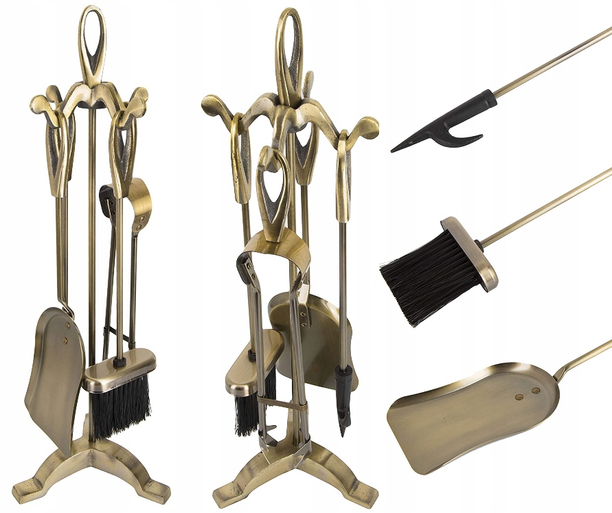 Akcesoria Ke Krbu Krbové Nářadí Příslušenství 5dílná Kartáč Vytěrák