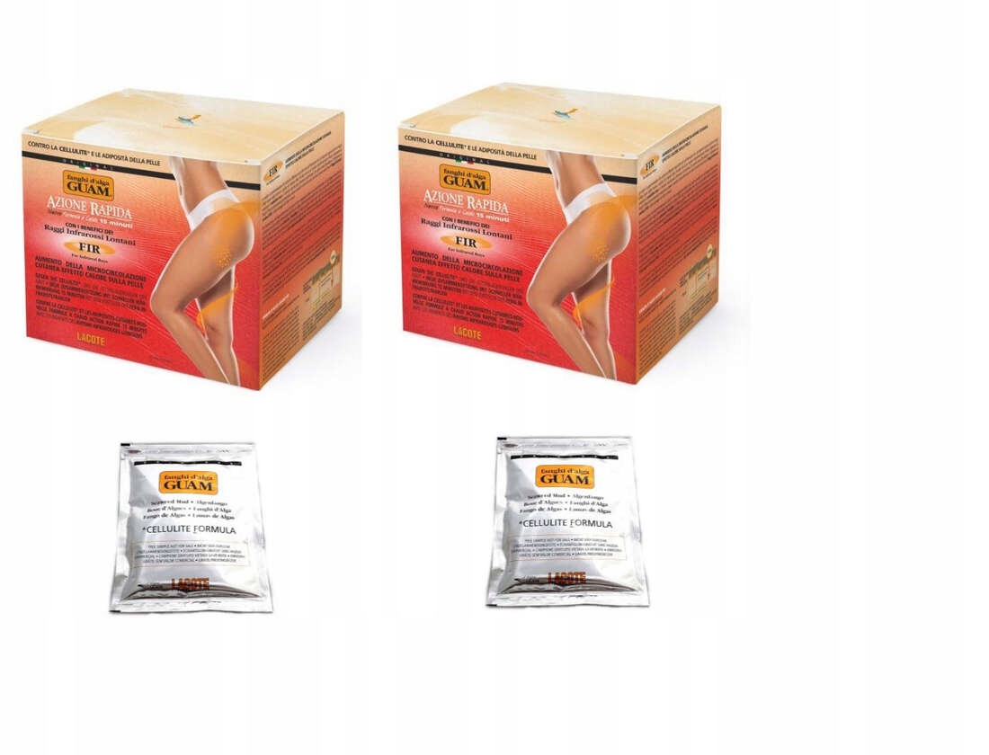 Intenzivní zeštíhlující koncentrát Guam Rapida Fir 1000 g s turmalínem