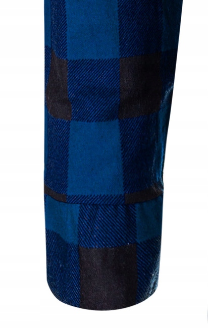 KOSZULA FLANELOWA CASUAL W KRATE MĘSKA 100% BAWEŁNA r. XXL Płeć mężczyzna