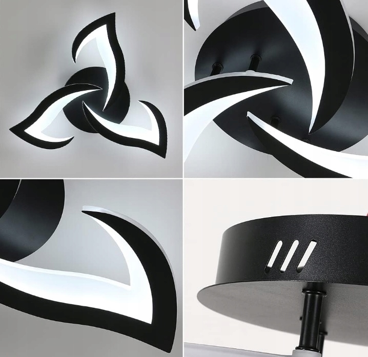 LAMPA LED WISZĄCA LOTOS 3 ringi 40 W Marka GOECO