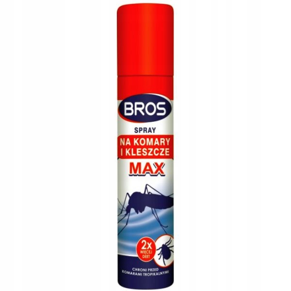 

Bros Spray odstraszający komary i kleszcze max