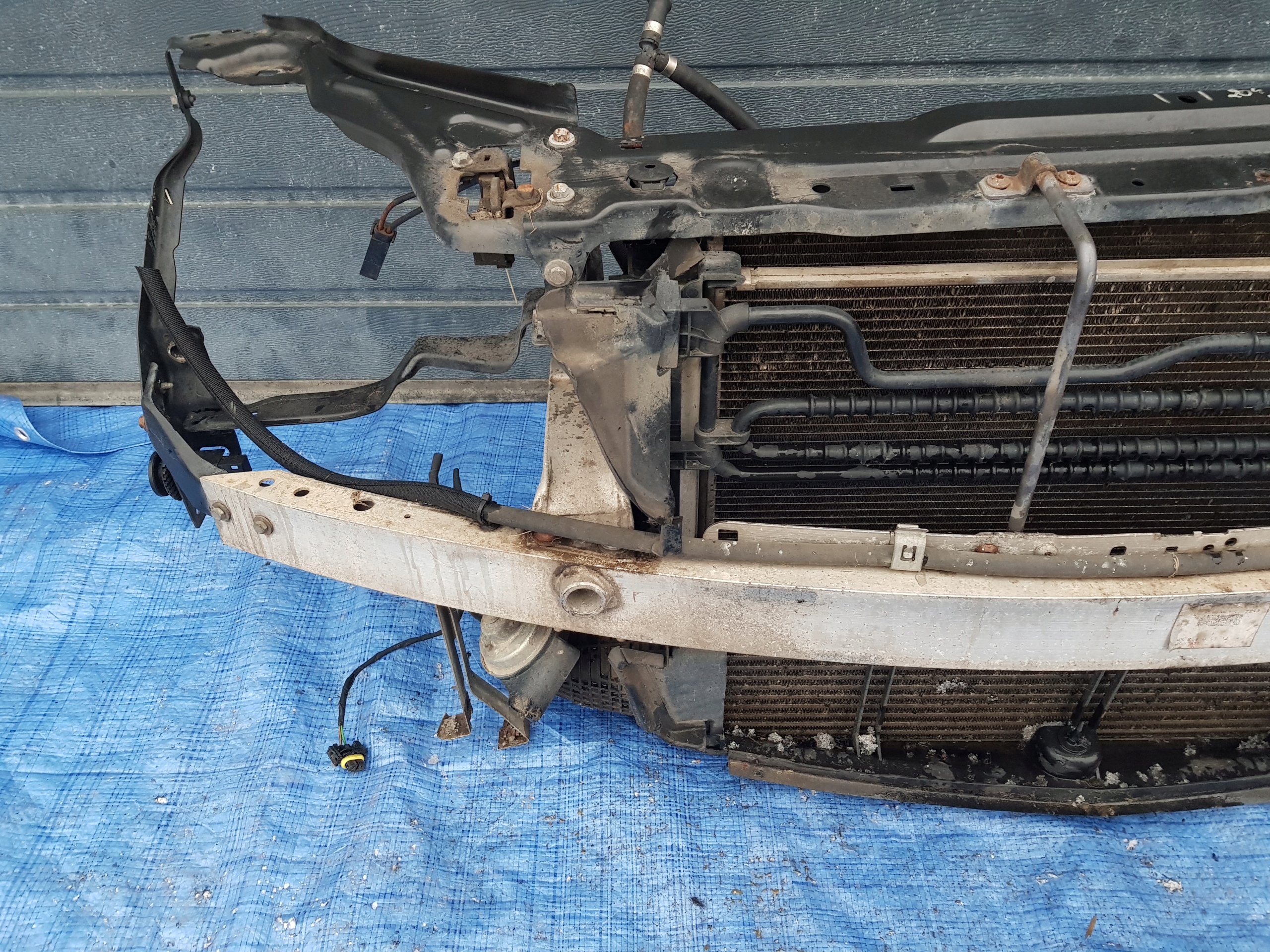 support panel for radiators radiator MERCEDES W204 2.2 CDI 651 AUTOMAT