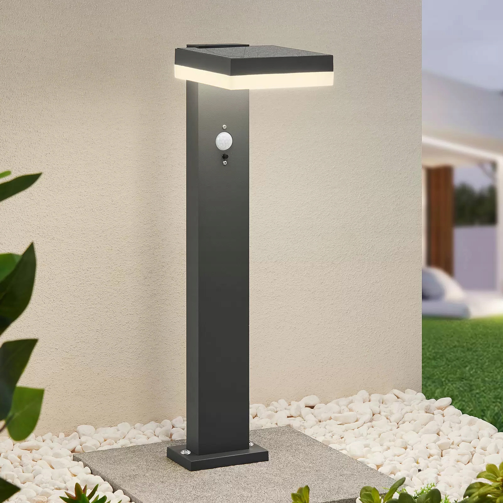 Lampa ogrodowa LED SOLARNA 600 lm SŁUPEK OGRODOWY 50 cm PREMIUM Kod producenta 5225