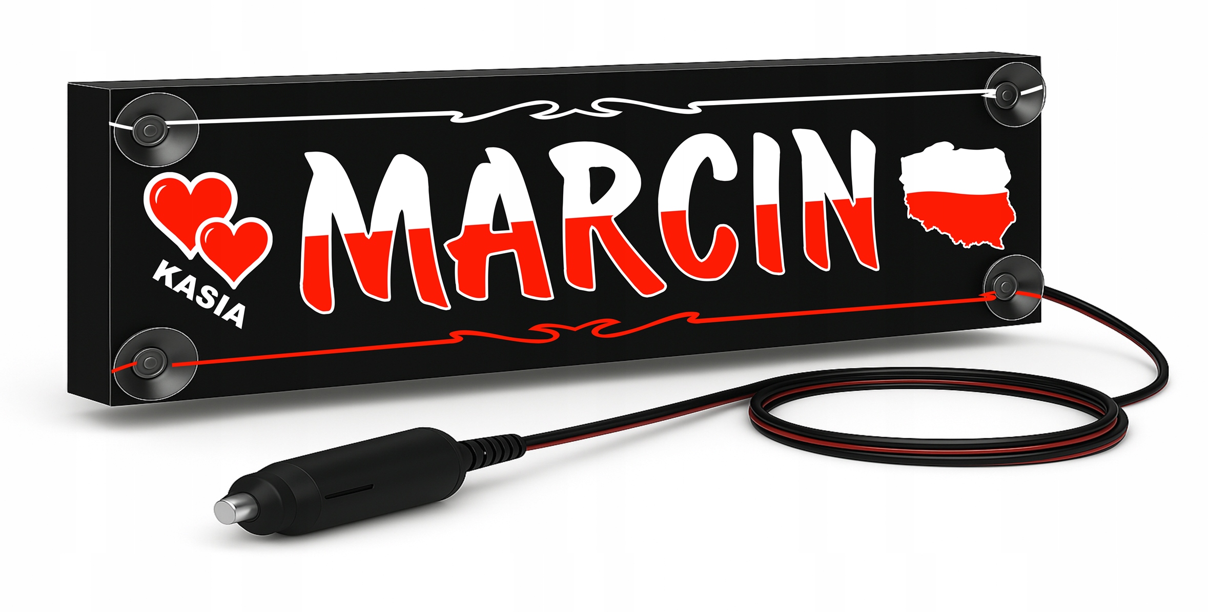 Tablica Imienna Led Tir Podświetlana dla Kierowcy do Ciężarówki Premium XL