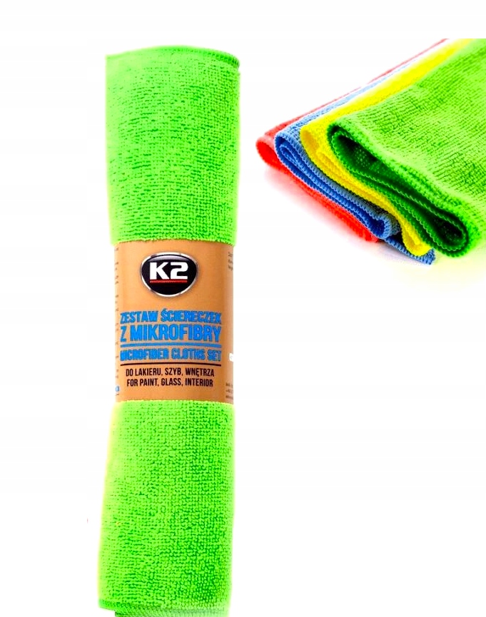 Zestaw Ściereczek Z Mikrofibry K2 4SZT