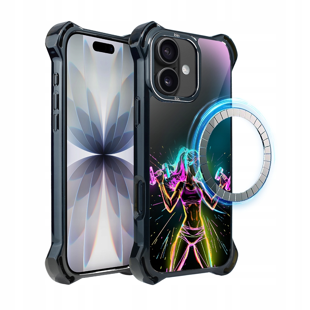 Pouzdro pro iPhone 17 Ibizu DropGuard Ultra s MagSafe, fitness vibrace