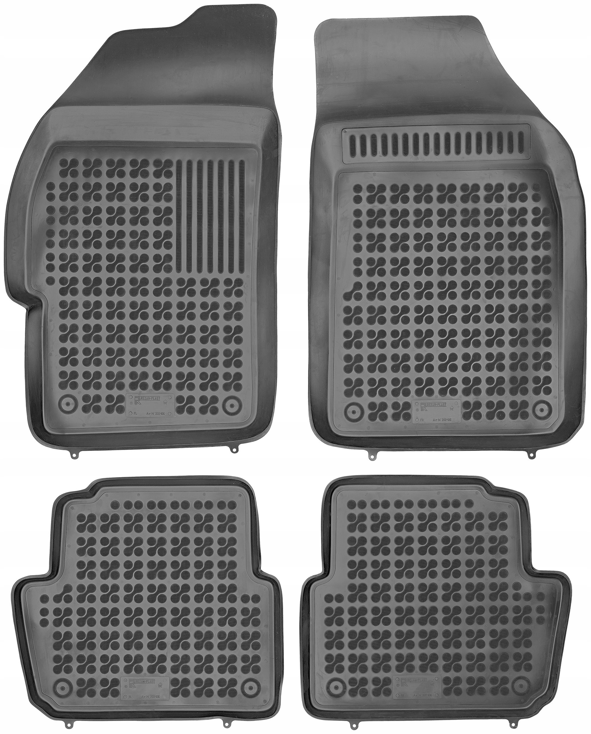 

Chevrolet Spark III 2009-2012 Dywaniki gumowe
