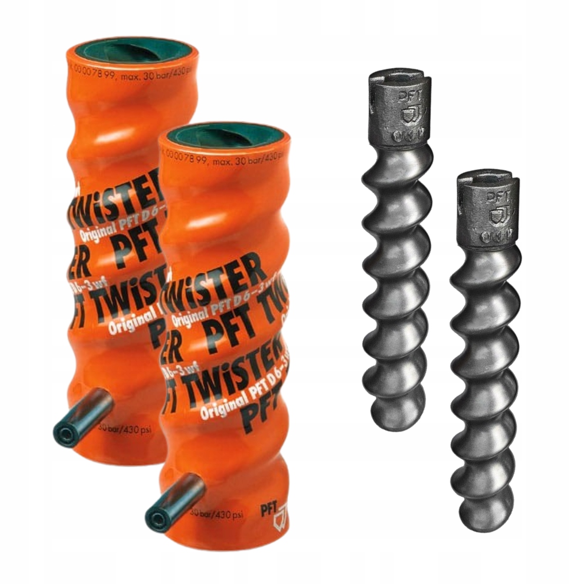 Set 2x rotor D6-3 Pft 2x stator D6-3 Pft Twister Pin