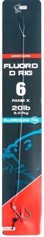 

Haczyk Nash Fluorocarbon D-rig Z Przyponem 4 Barbe