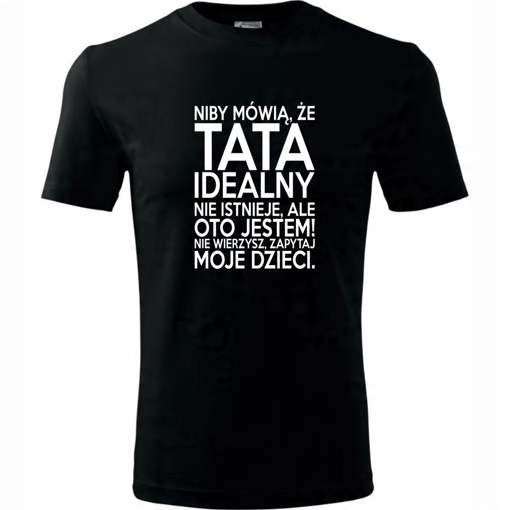 

T-shirt Z Nadrukiem Na Dzień Taty Super Prezent