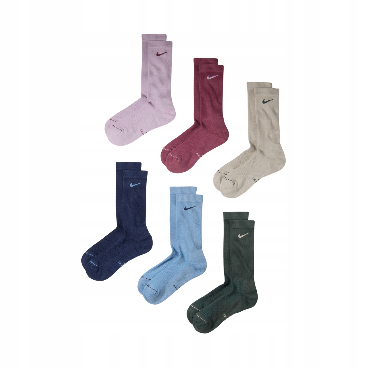 Ponožky Nike Everyday Elevated 6 párů HQ8021 916 38-42,5