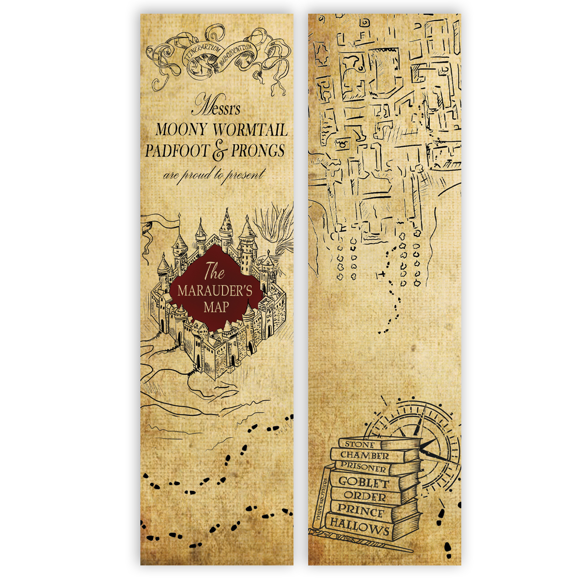 Zakładka do książki - HARRY POTTER Mapa Huncwotów