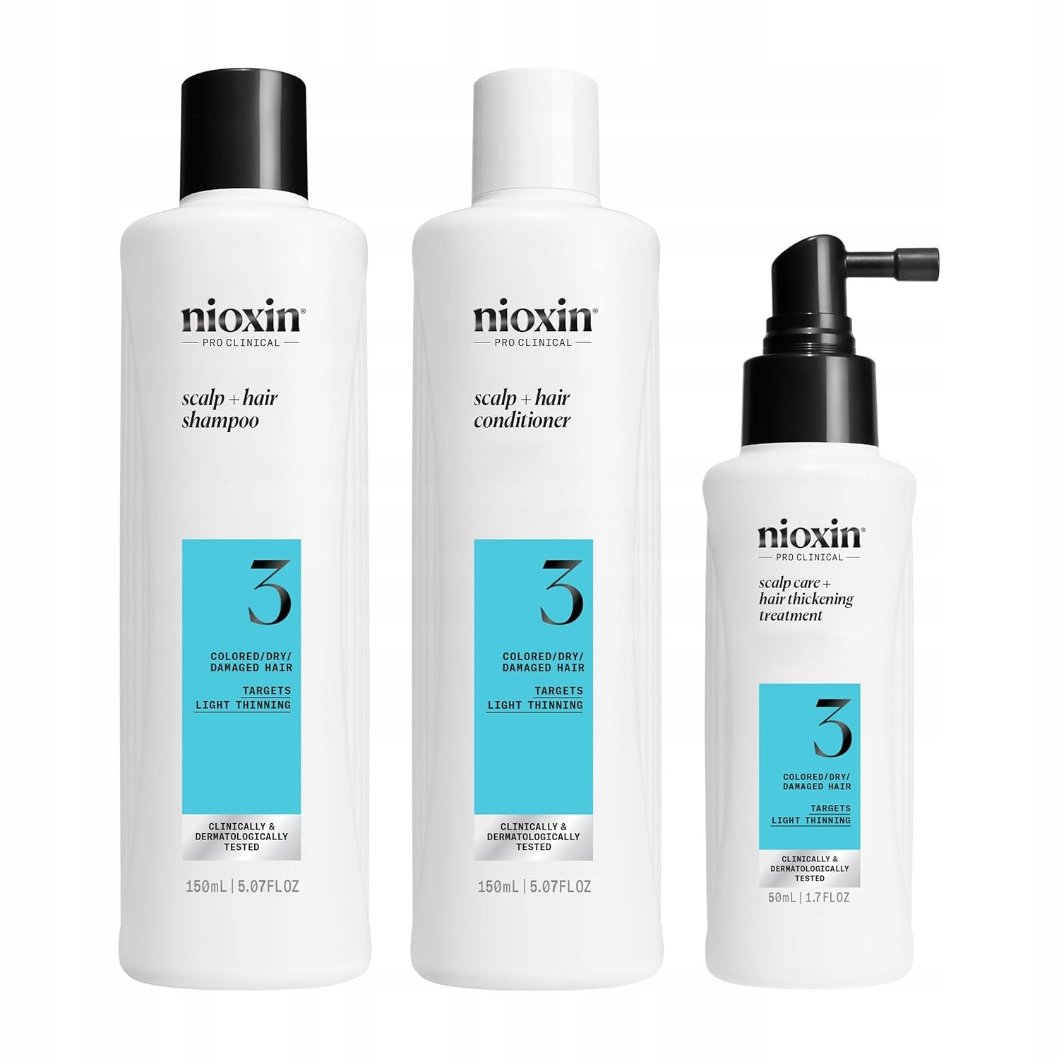 Nioxin Pro Clinical 3 Zestaw do pielęgnacji włosów farbowanych