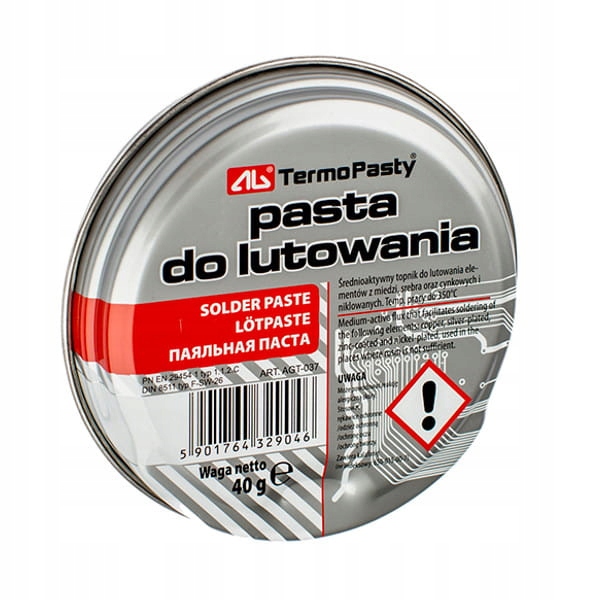 

Pasta lutownicza topnik do lutowania 40g