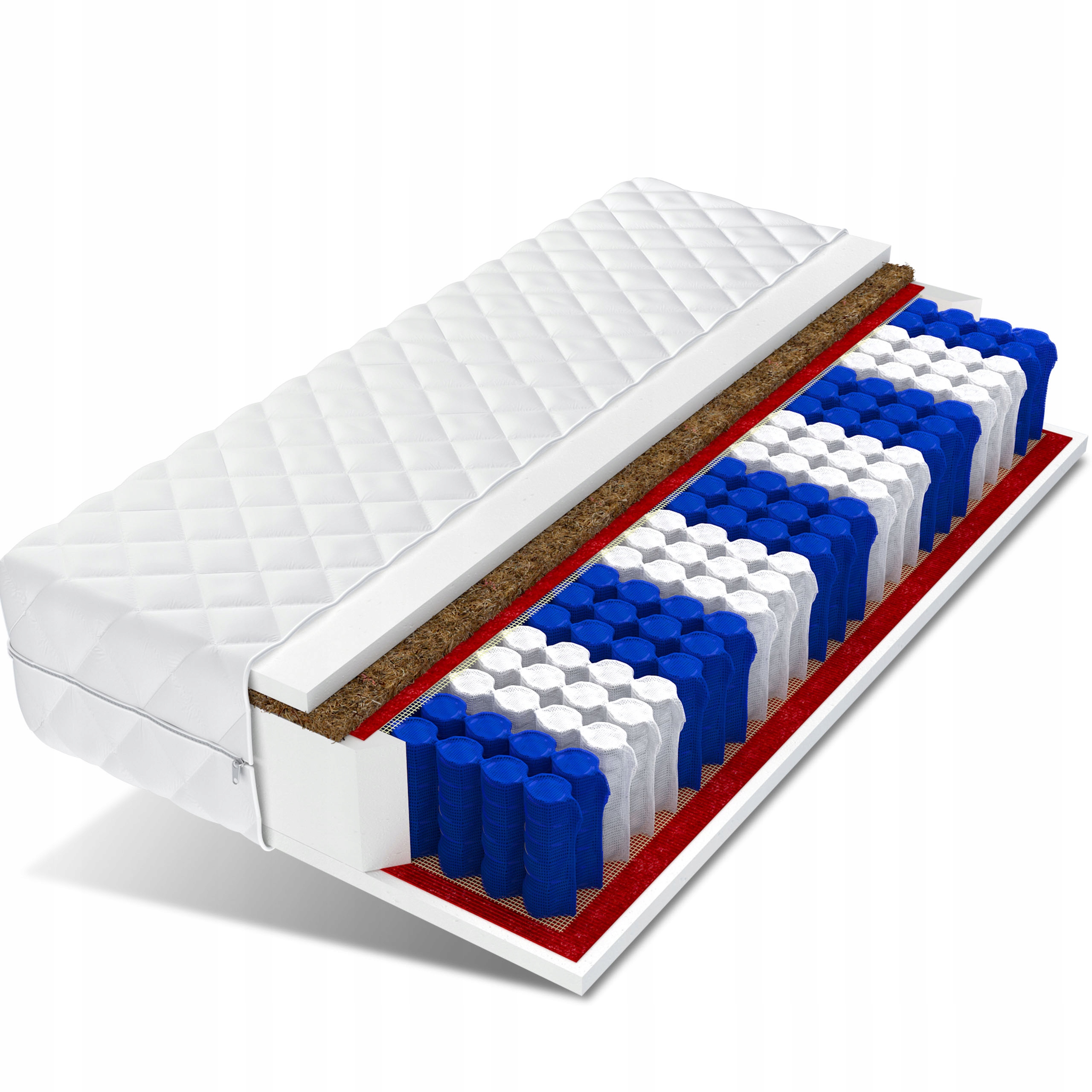 

Materac 180x200 pocket 9stref kokos Vida Premium