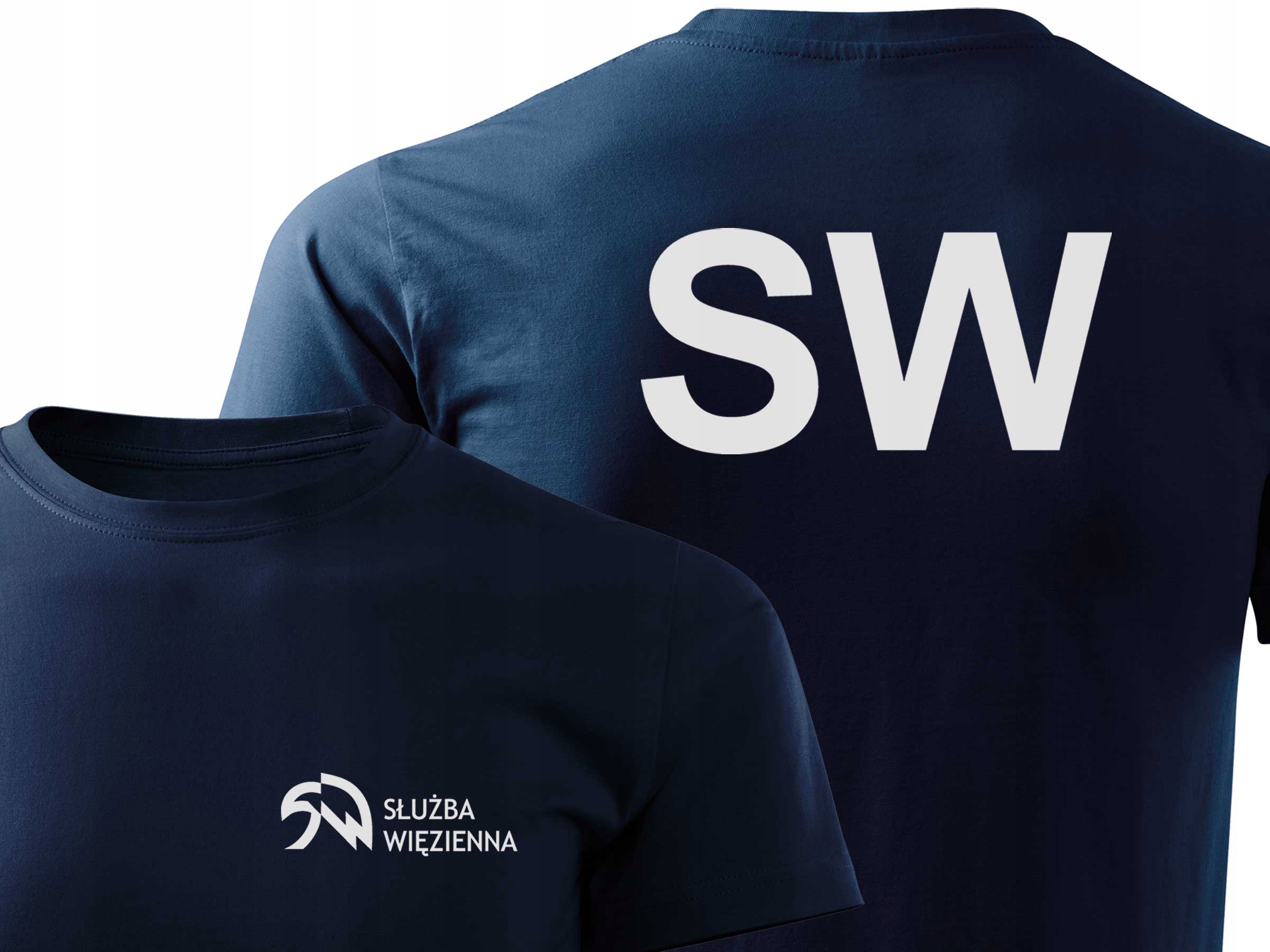 

Odblaskowa koszulka nadruk Sw Służba Więzienna