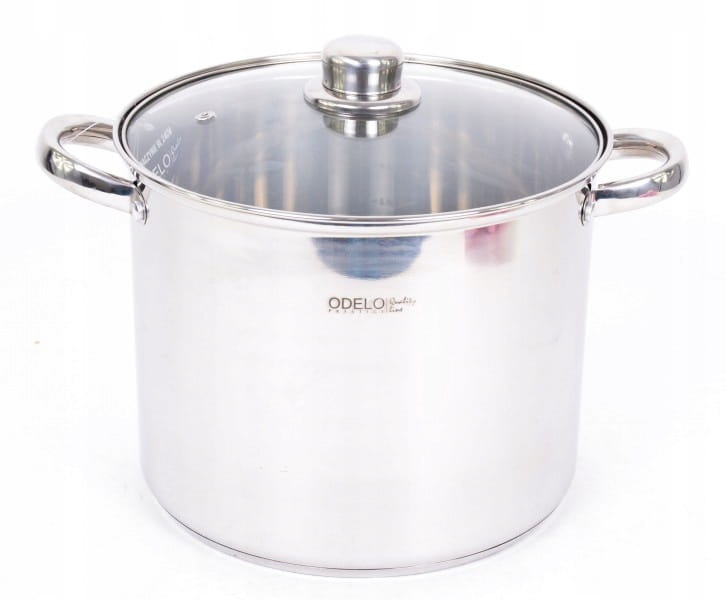 

Garnek z pokrywą duży 9L stalowy Odelo 24 cm stock