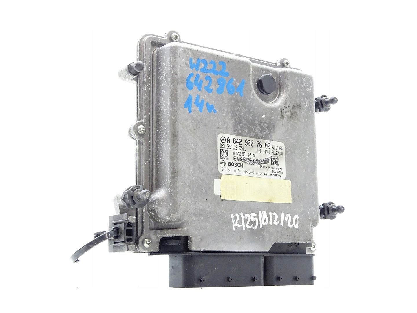 computer control unit of the engine A6429007600 MERCEDES S KLASA 350 BLUETEC W222