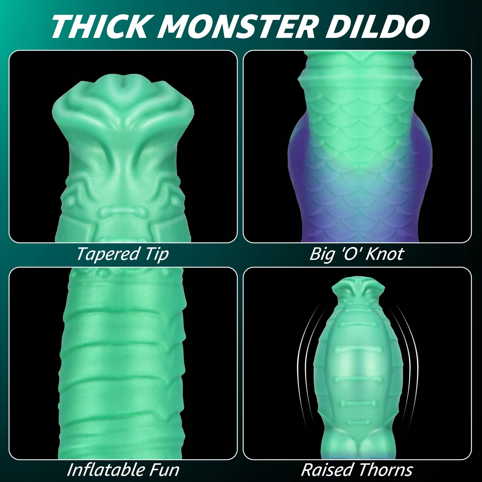 REALISTISCHER Dildo Z Regulowaną Grubością Mocna Przyssawka Dla Dorosłych — miniatura 4