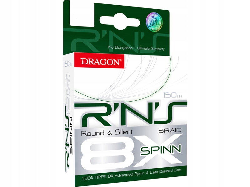 Plecionka Dragon R N S 8X Spinn 0.22 mm 150 m Zielony