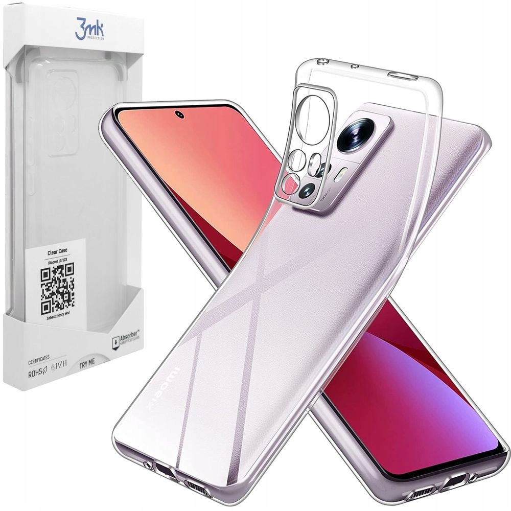 

Etui do Xiaomi 12 12X, 3mk Clear Case Bezbarwne