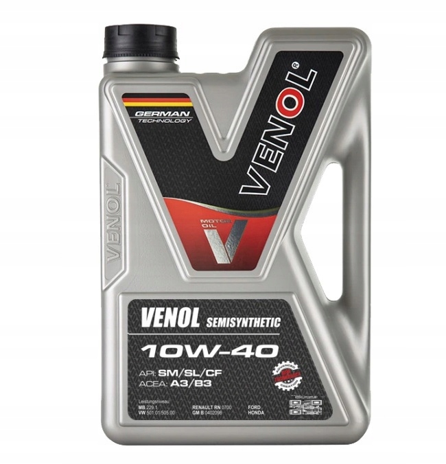 

Olej Venol Semisynthetic Active 10W-40 4L