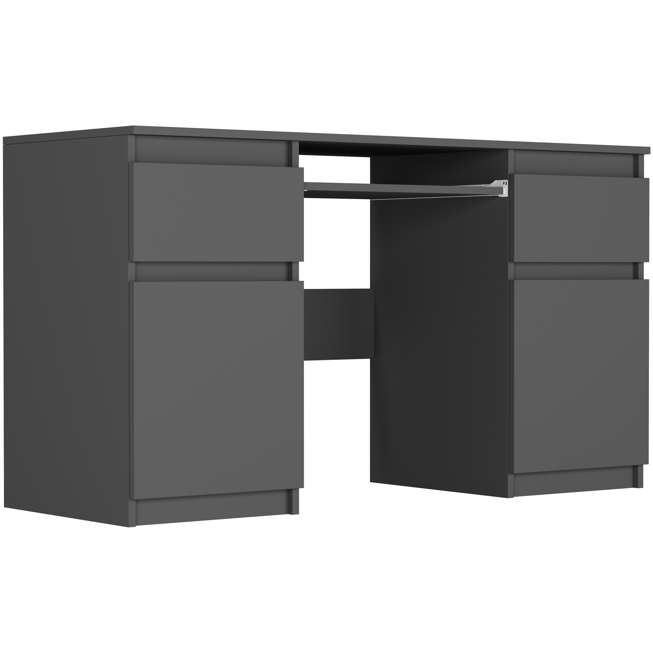 Meble Biurko komputerowe laptop 135cm antracyt N6