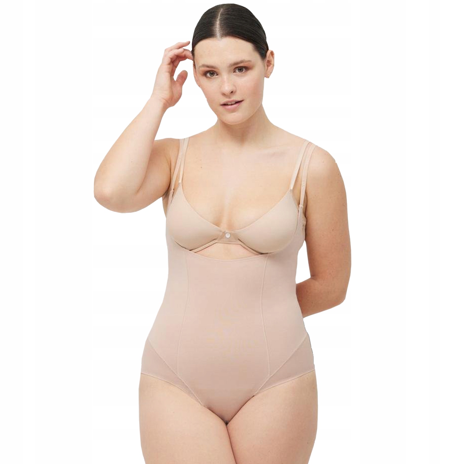 Ysabel Mora 19336 nude béžová bezešvé zeštíhlující body M