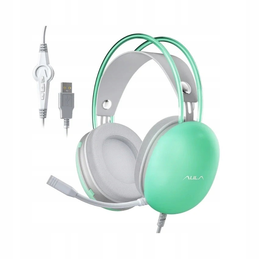 Sluchátka S505 Green Aula