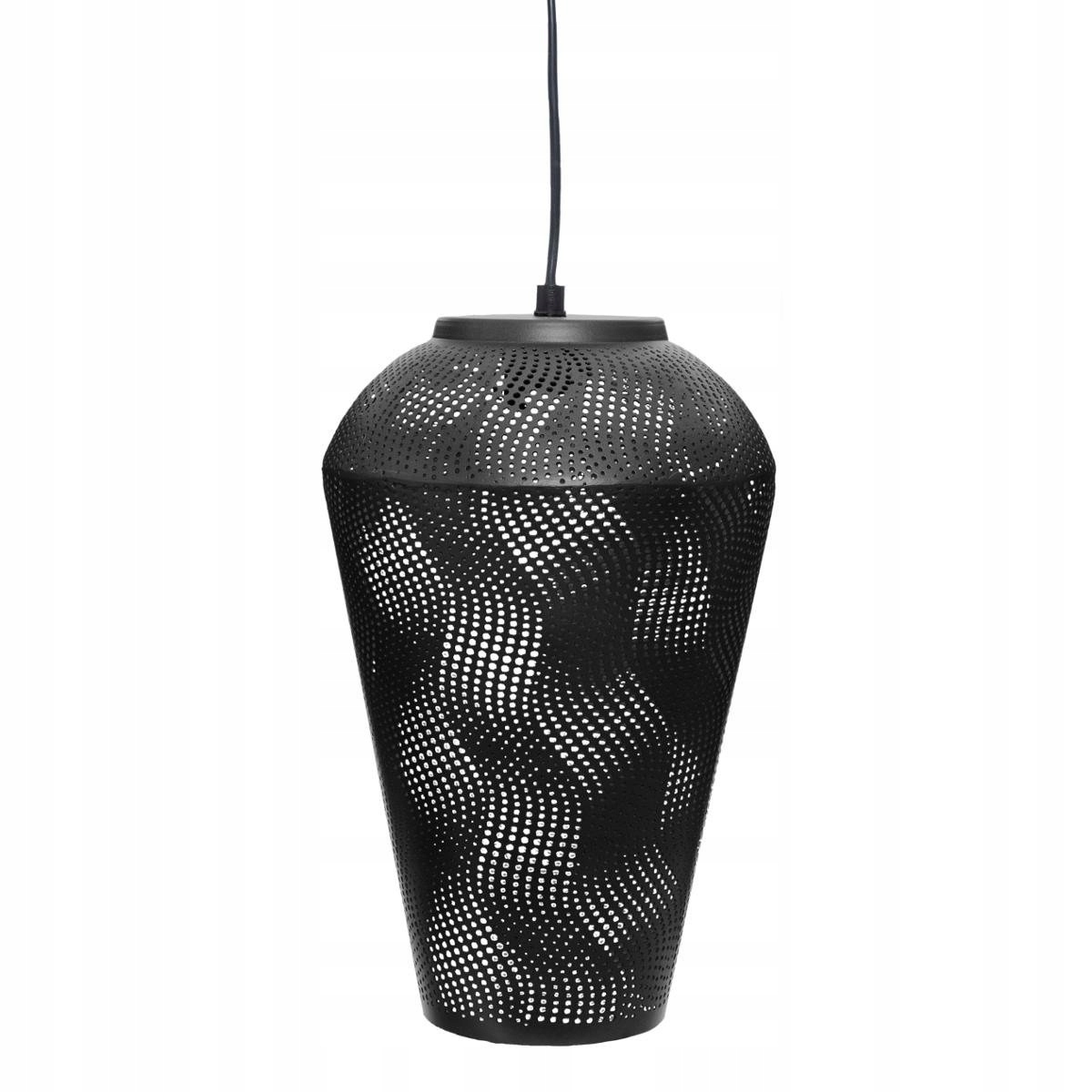 Závěsná Lampa s kovovým stínítkem Boho Styl, průměr 32 cm